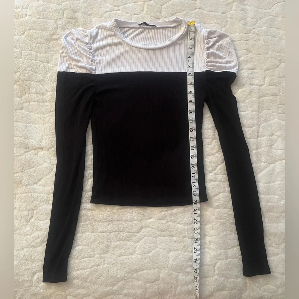 Zara ribbed puff